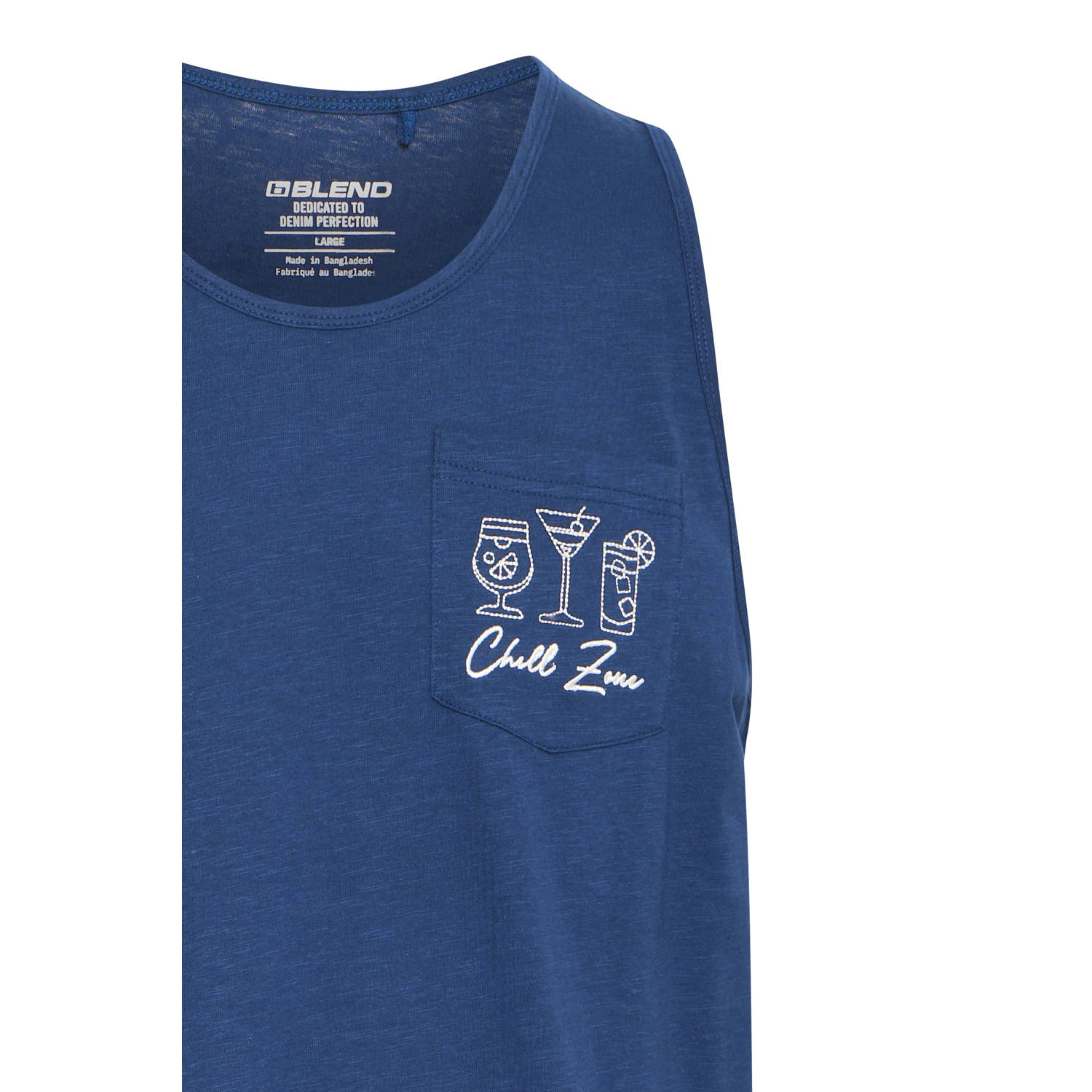 Blend T-shirt donkerblauw