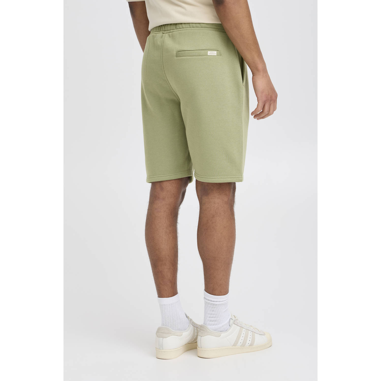 Blend regular sweatshort groen