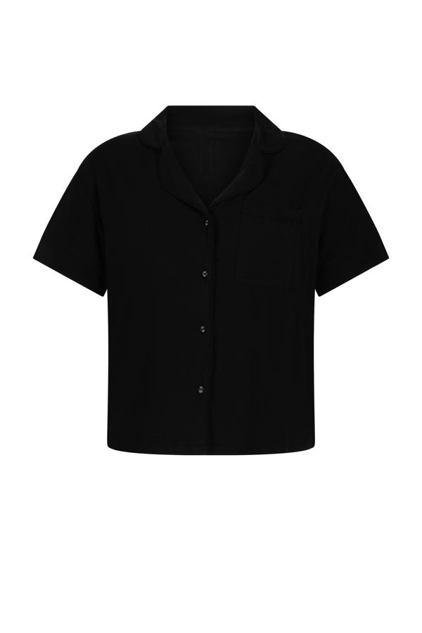 Bamboe dames pyjama/loungeset navy • Van Bamboe