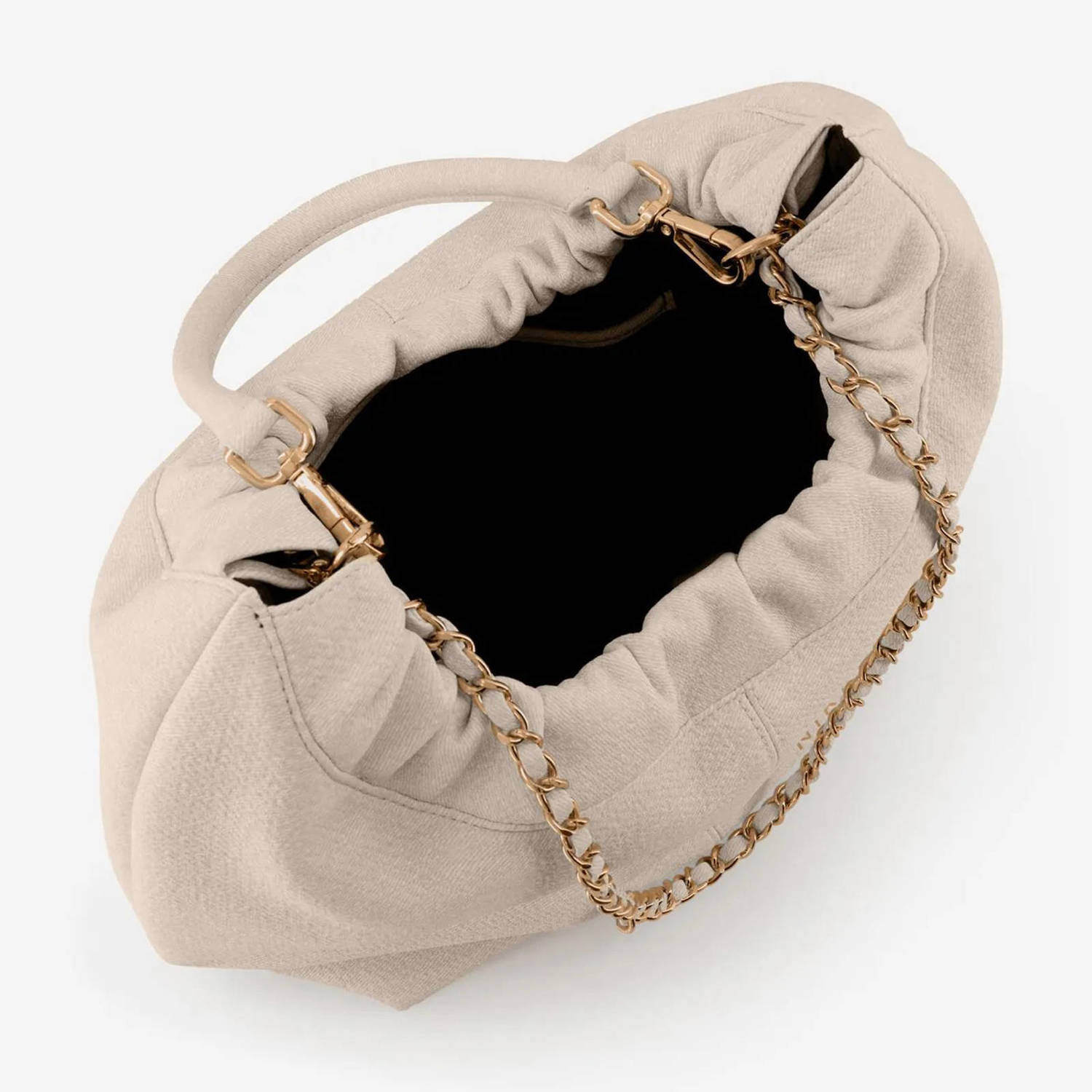 NIKKIE denim shopper Iseray beige