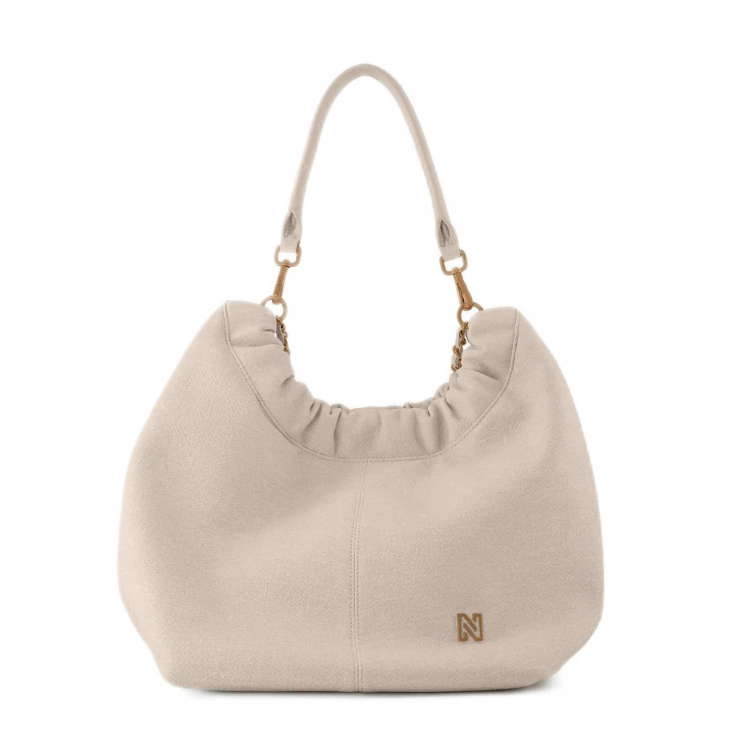 NIKKIE denim shopper Iseray beige