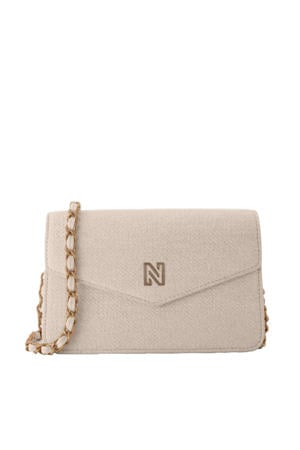 denim crossbody tas Daxing beige