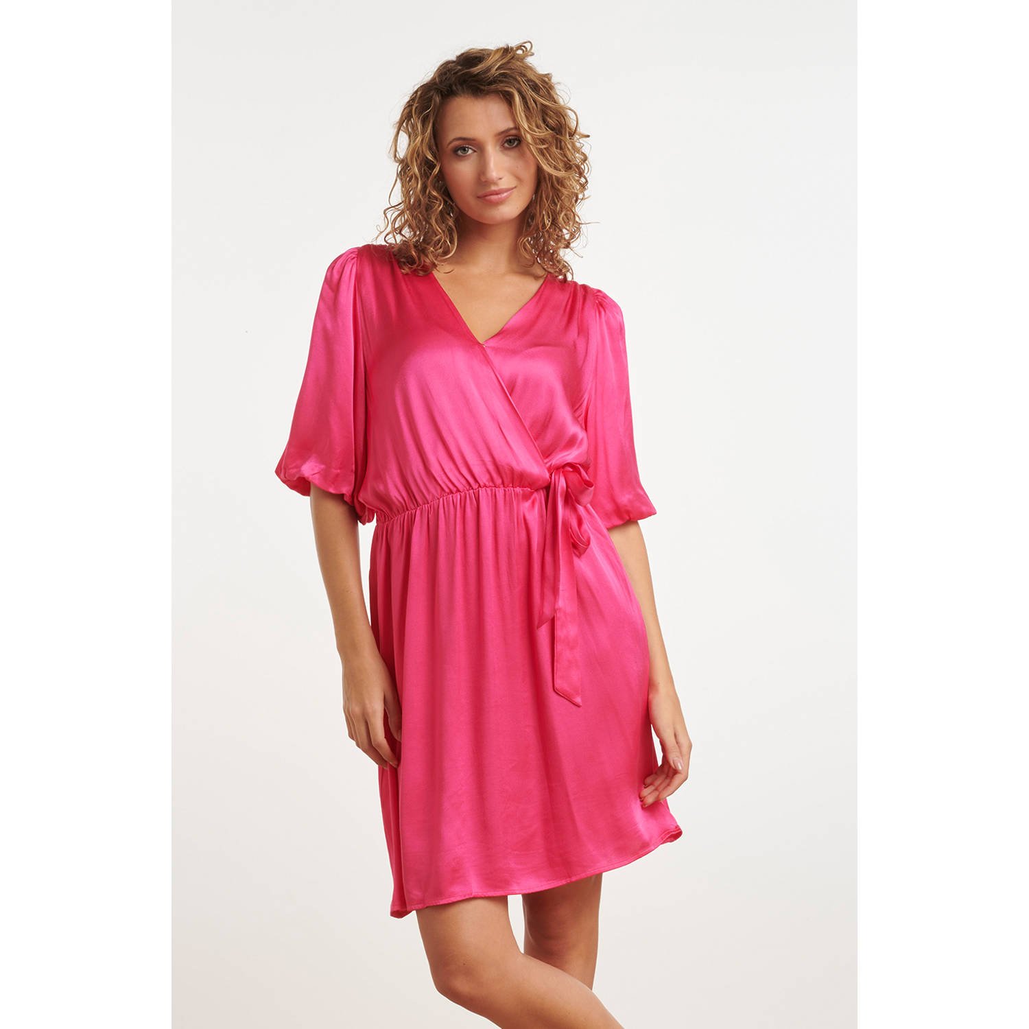 Smashed Lemon zomerjurk roze
