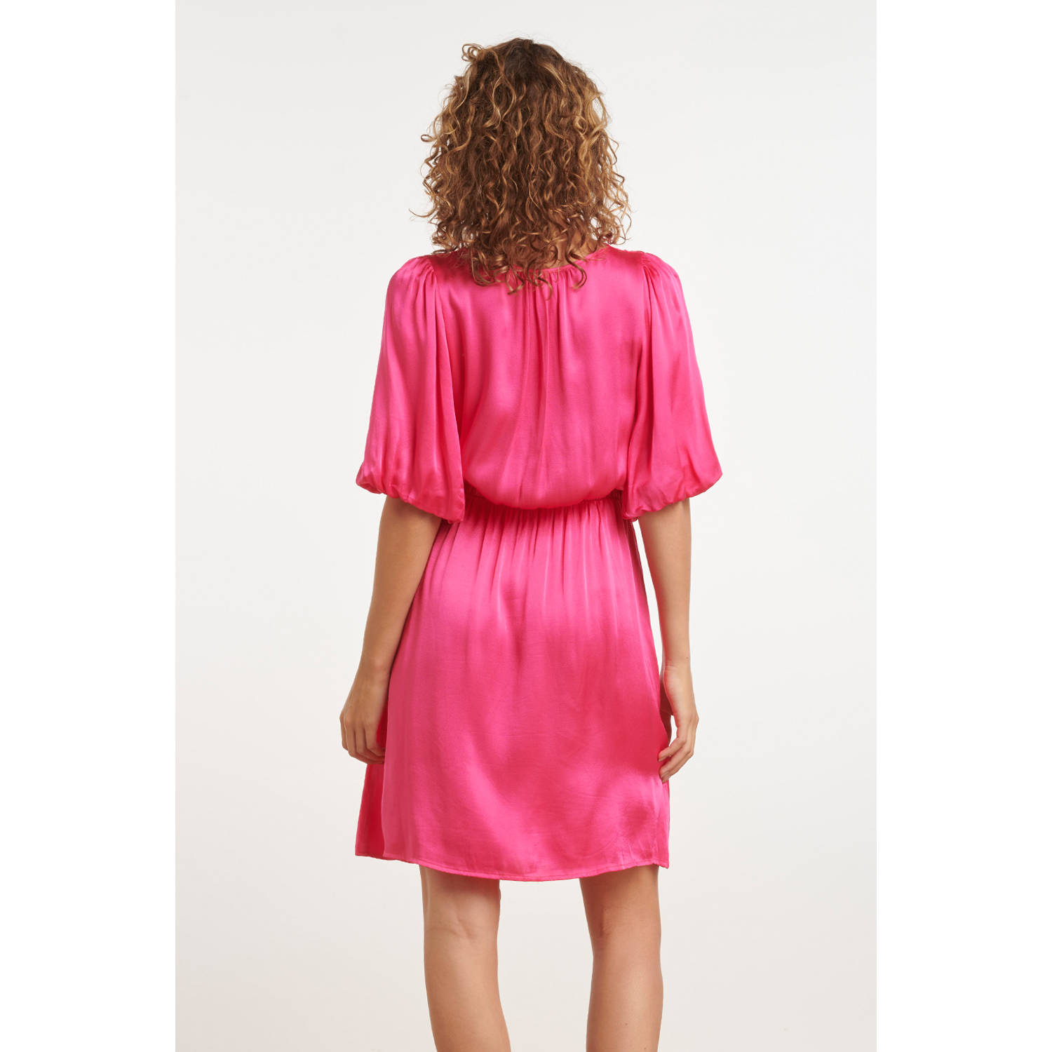 Smashed Lemon zomerjurk roze