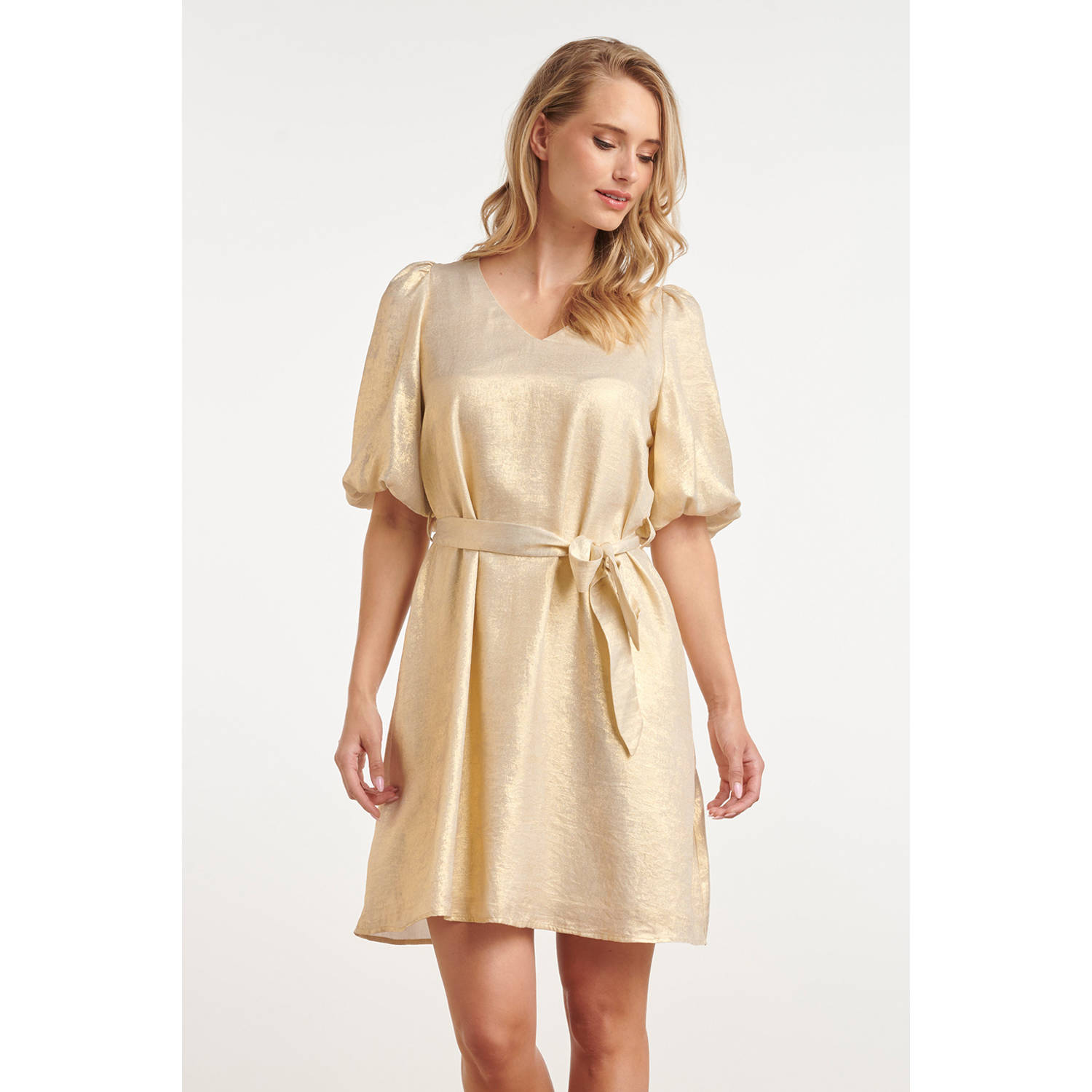 Smashed Lemon zomerjurk goud
