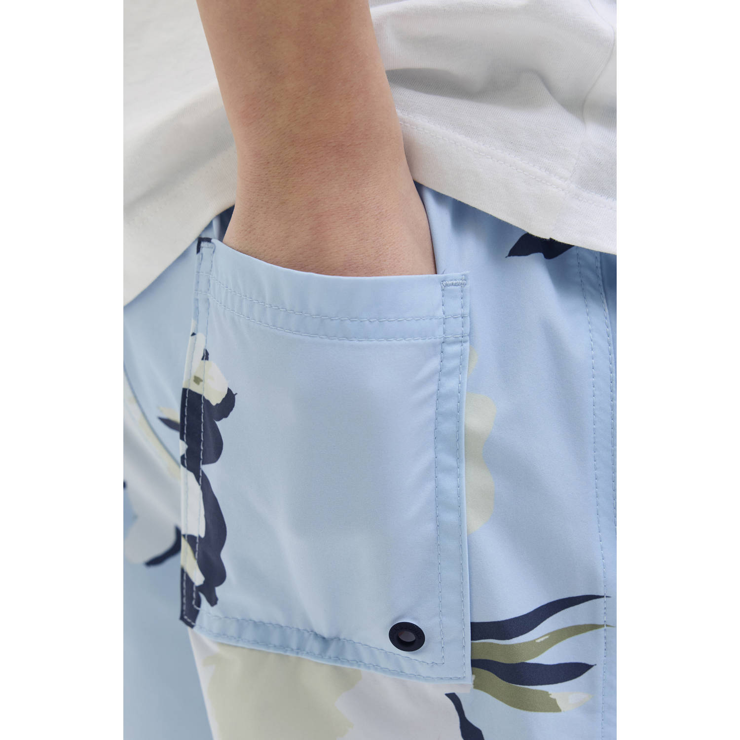 JACK & JONES JUNIOR zwemshort lichtblauw