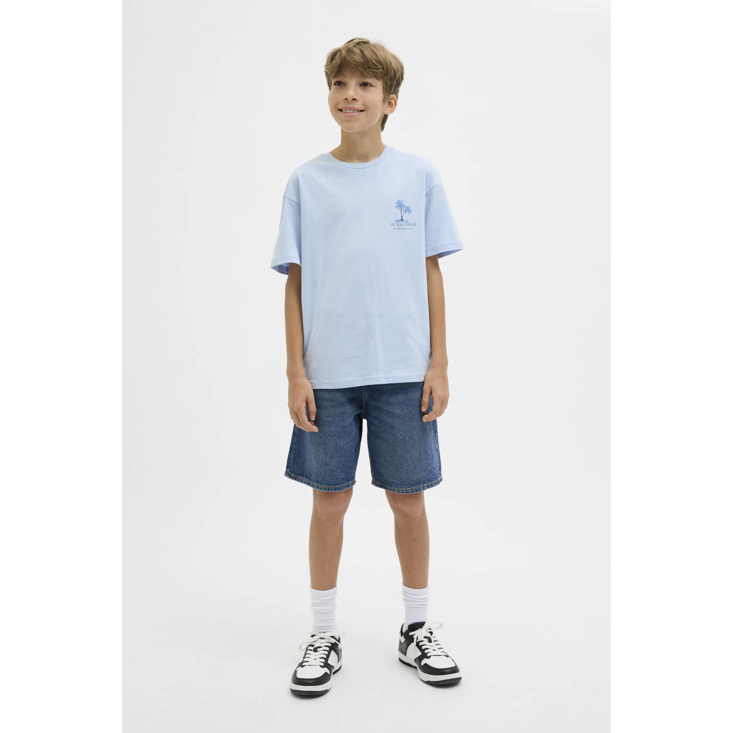 JACK & JONES JUNIOR T-shirt lichtblauw