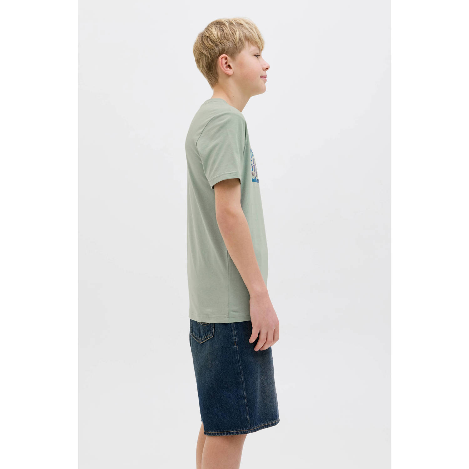 JACK & JONES JUNIOR T-shirt lichtgroen