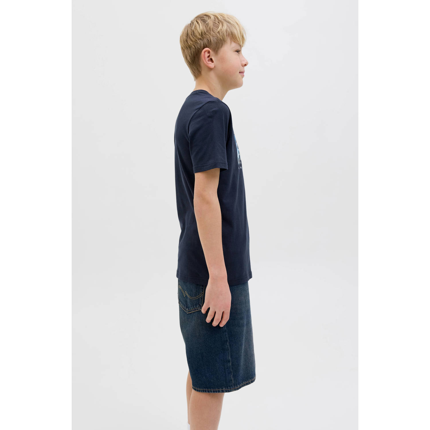 JACK & JONES JUNIOR T-shirt donkerblauw