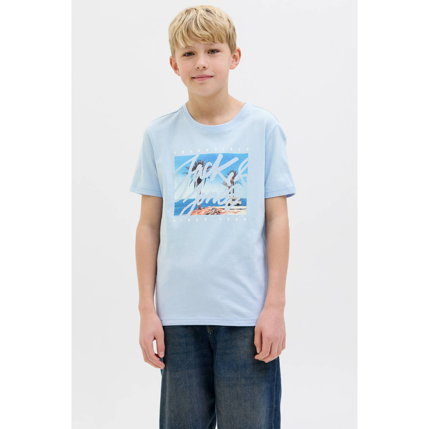 Jack & Jones Junior T-shirt JJCOLTON PHOTOPRINT TEE SS CREW NE JNR