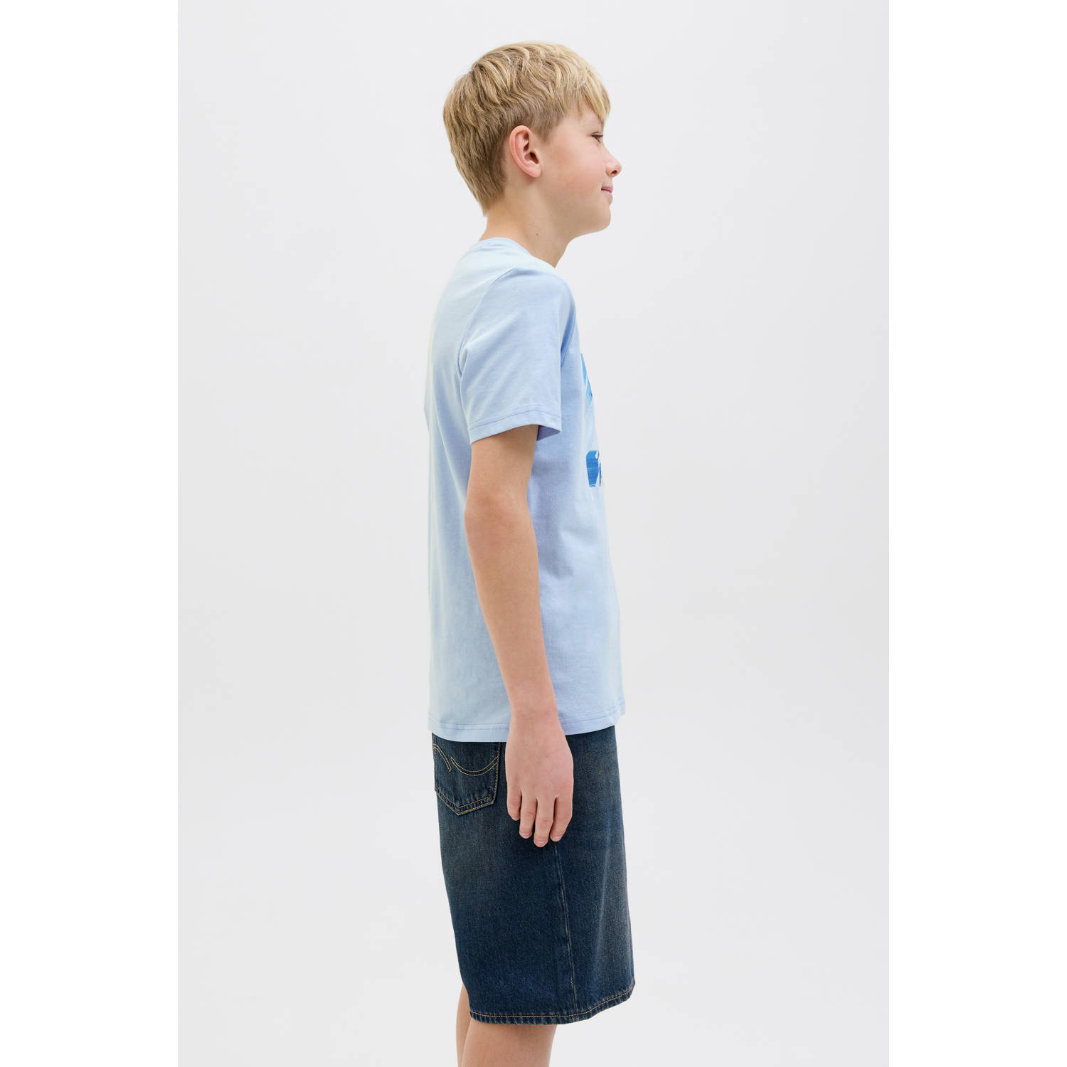 JACK & JONES JUNIOR T-shirt lichtblauw