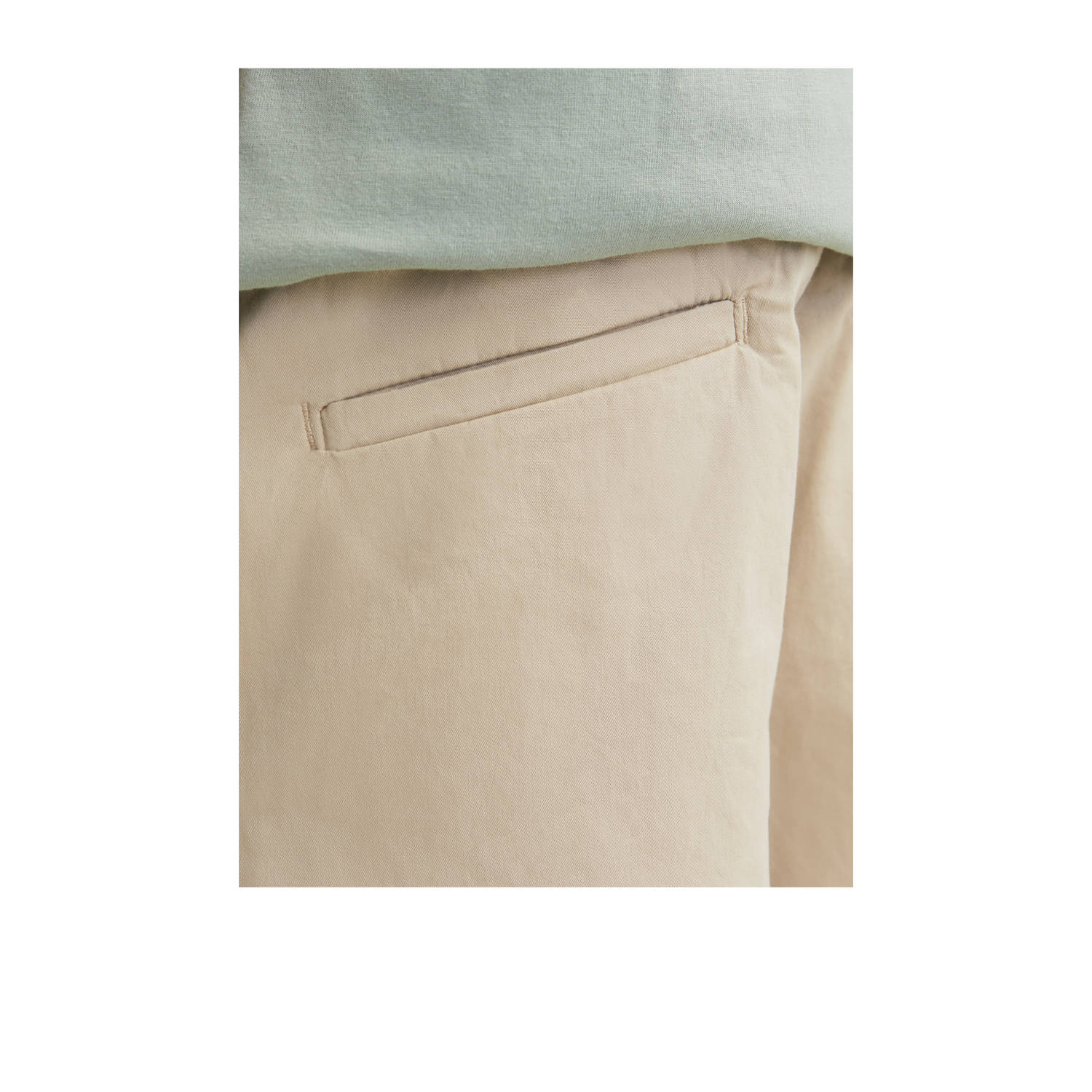 JACK & JONES JUNIOR relaxed casual short ecru