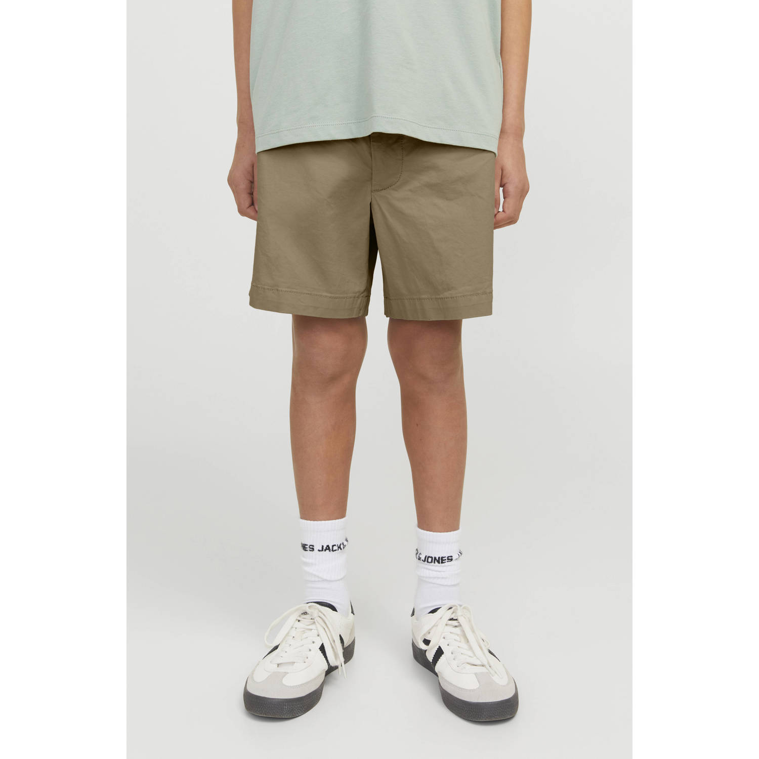JACK & JONES JUNIOR relaxed casual short lichtbruin