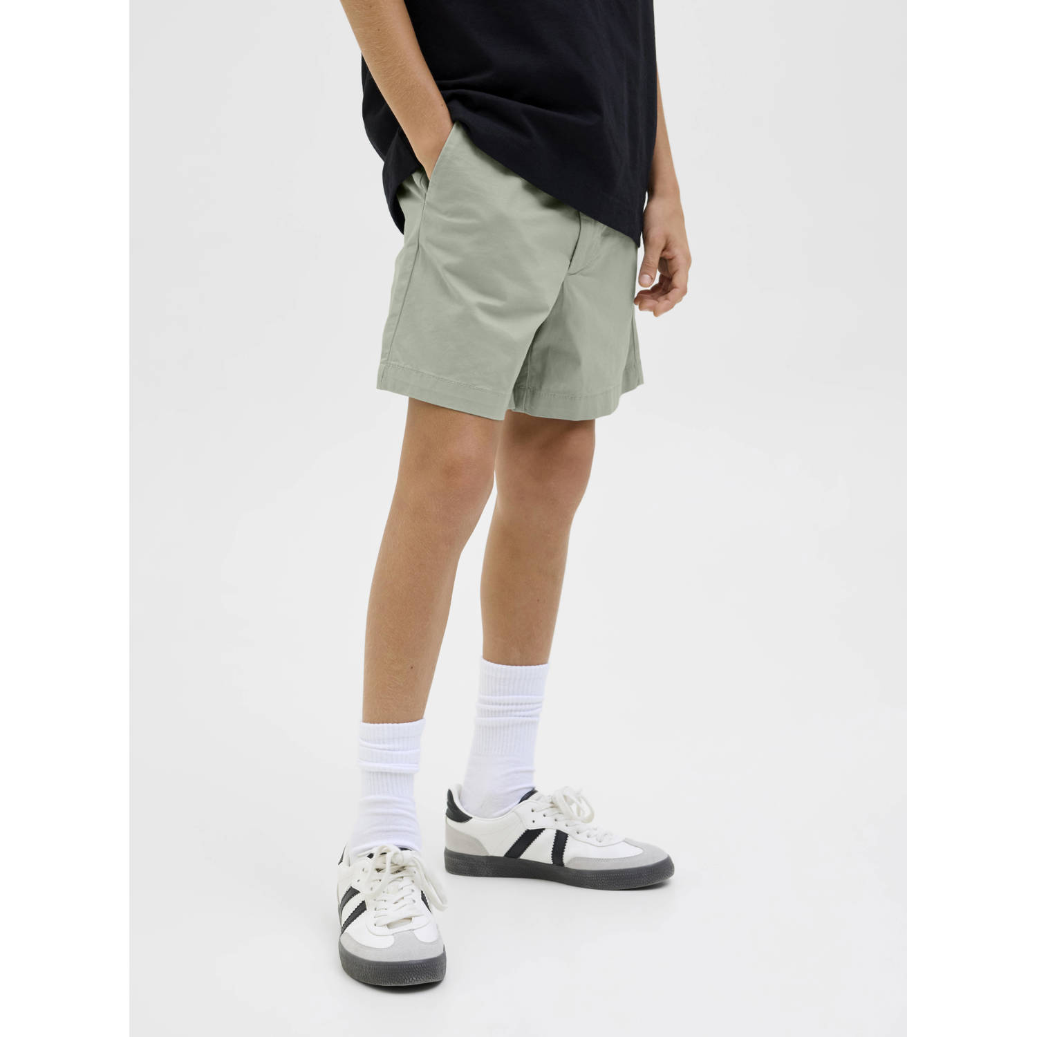 JACK & JONES JUNIOR relaxed casual short groen