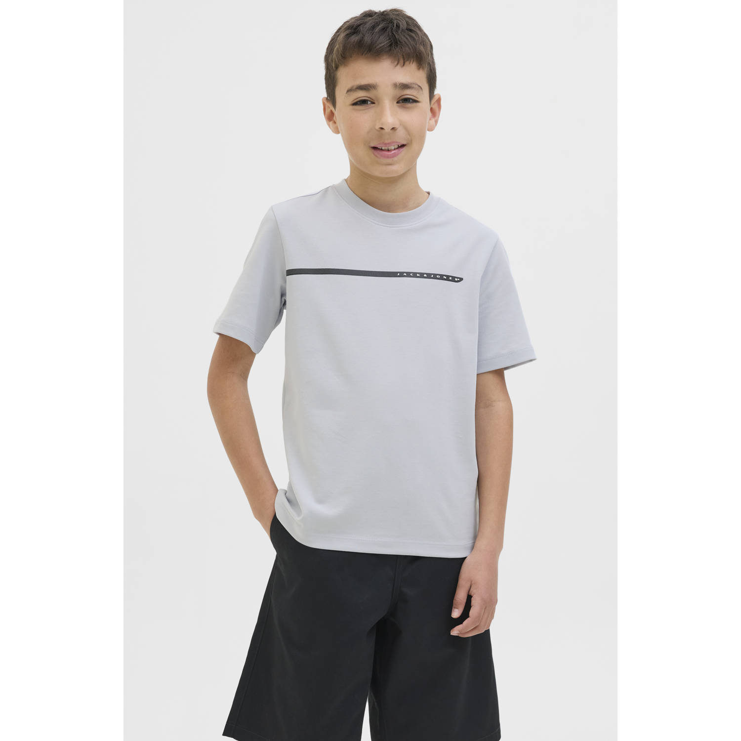 JACK & JONES JUNIOR T-shirt grijs