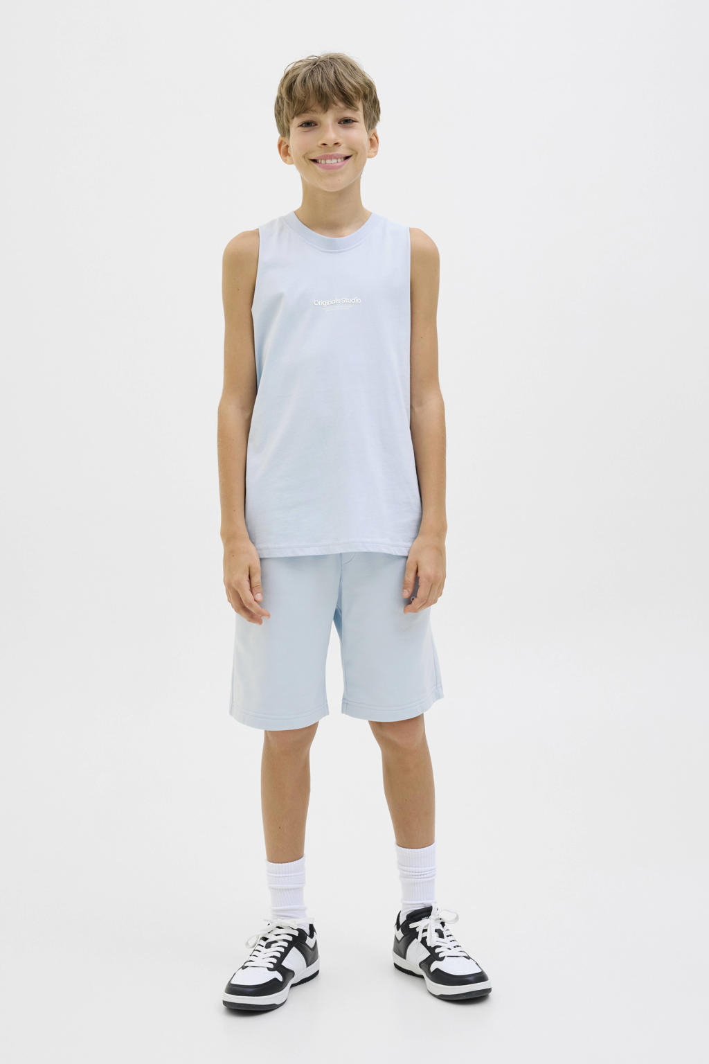 JACK & JONES JUNIOR tanktop lichtblauw