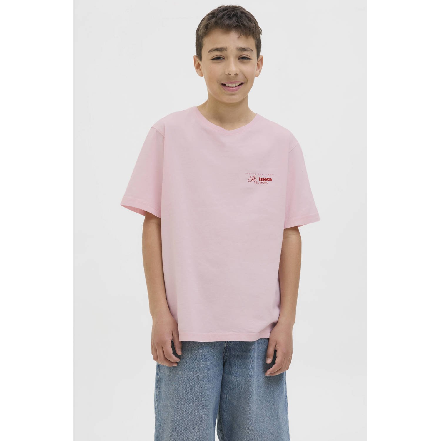 Jack & jones T-shirt met labelprint model 'ALMERA'