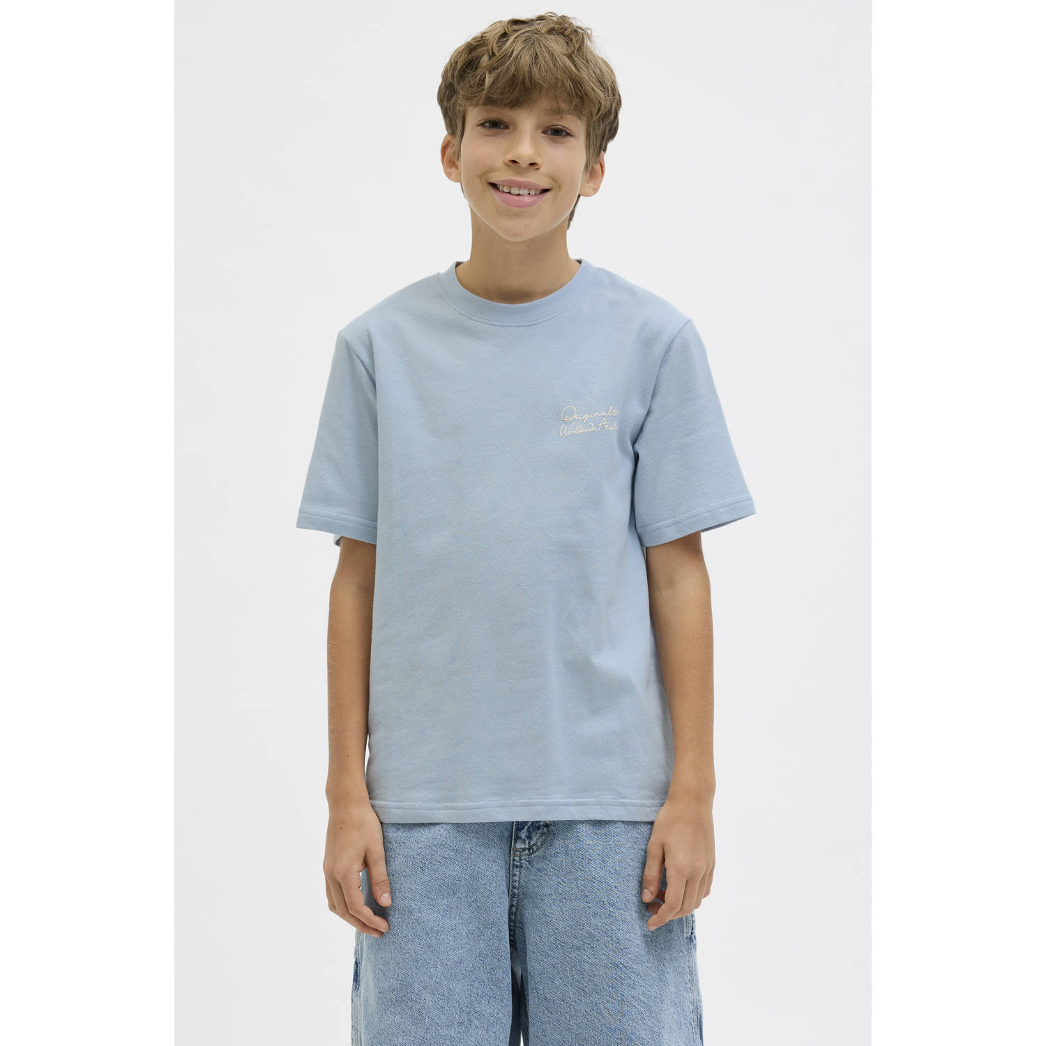 JACK & JONES JUNIOR T-shirt lichtblauw