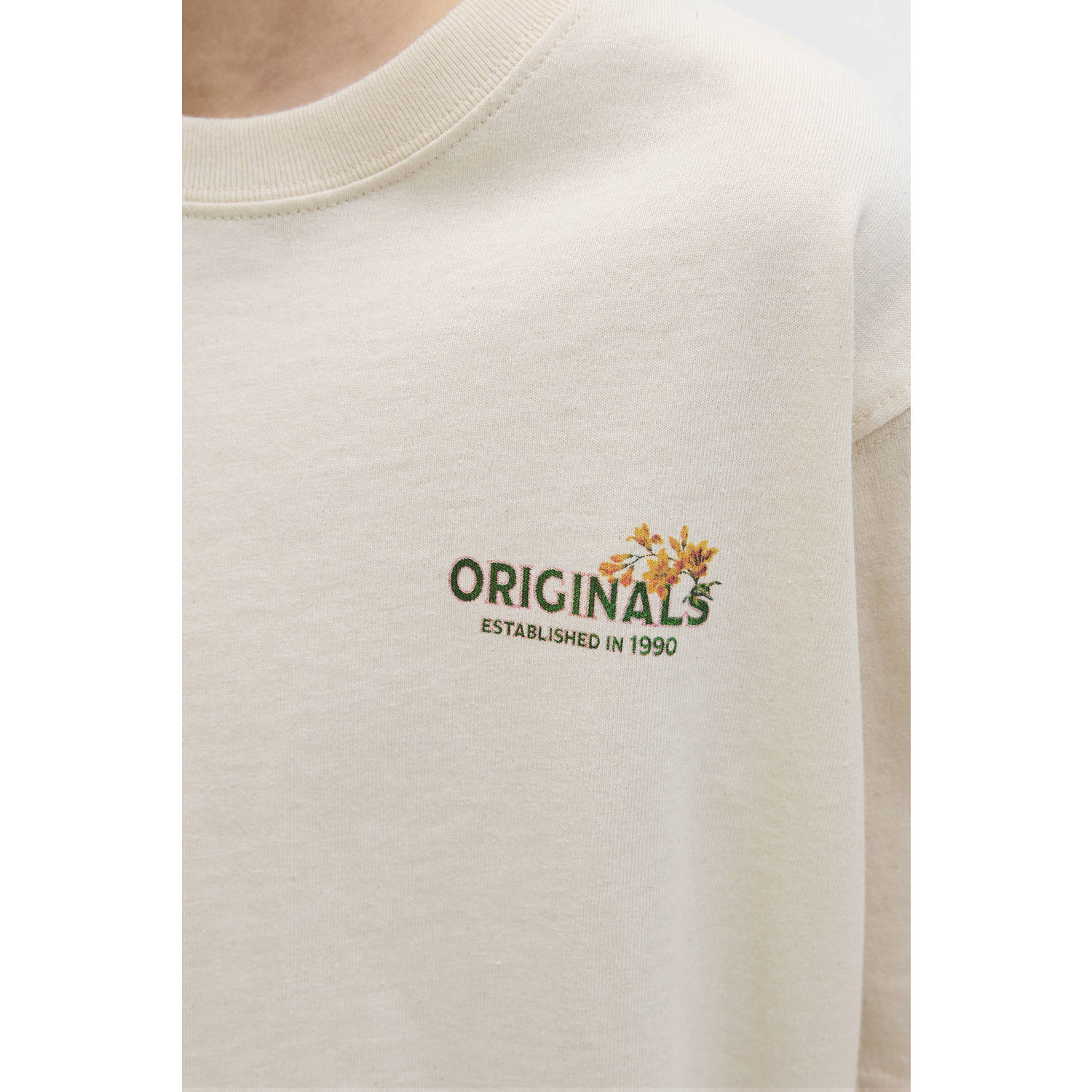 JACK & JONES JUNIOR T-shirt ecru