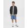 JACK & JONES JUNIOR polo lichtgrijs fijn gebreid