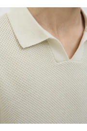 thumbnail: JACK & JONES JUNIOR polo lichtgrijs fijn gebreid