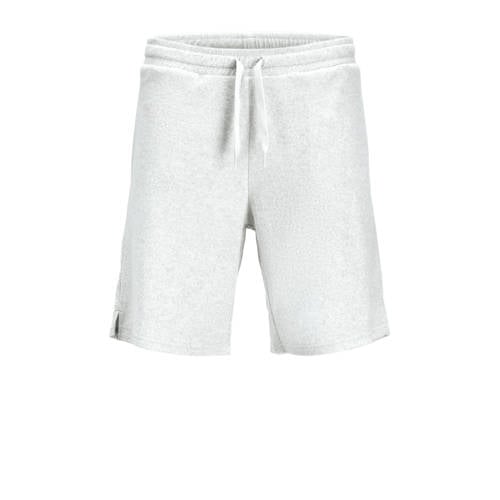 JACK & JONES JUNIOR relaxed sweatshort wit melange afbeelding