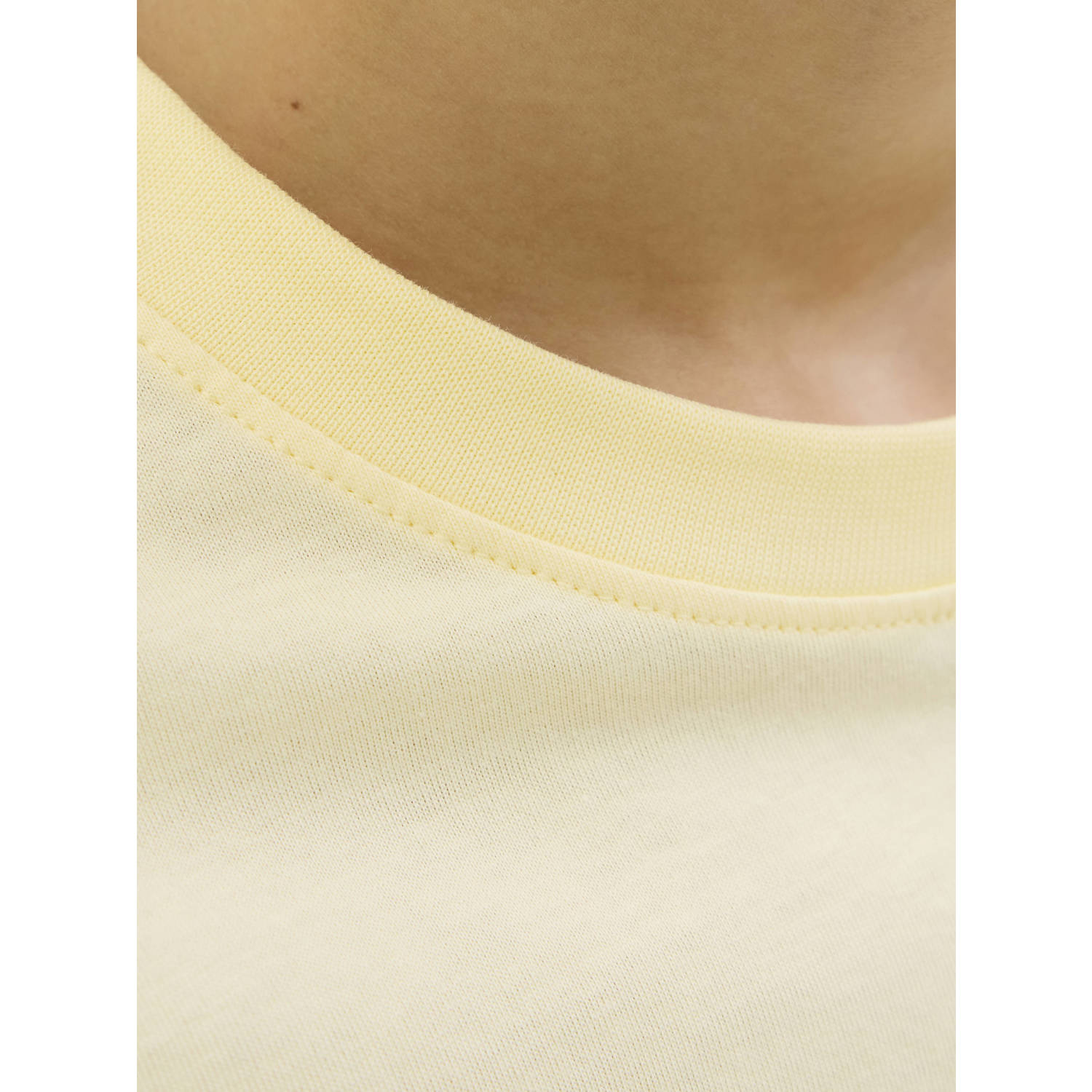 JACK & JONES JUNIOR T-shirt lichtgeel