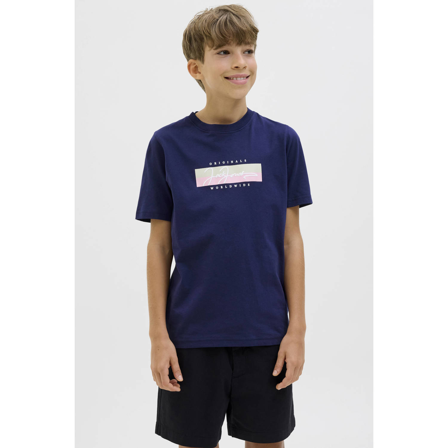 JACK & JONES JUNIOR T-shirt donkerblauw