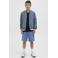 JACK & JONES JUNIOR polo donkerblauw fijn gebreid