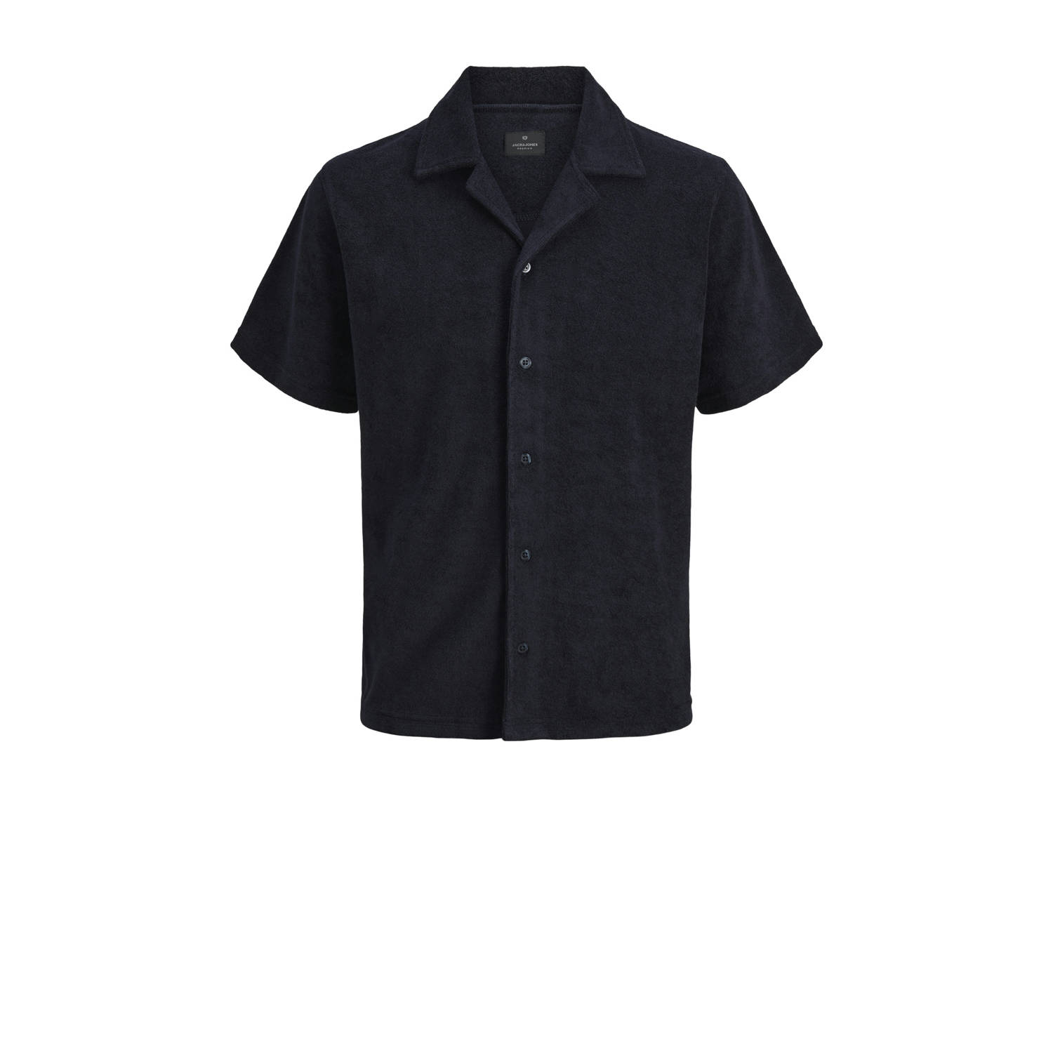 JACK & JONES JUNIOR polo zwart gebreid