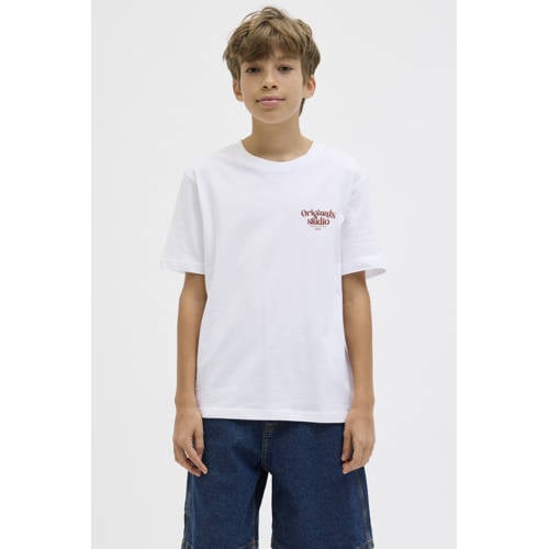 JACK & JONES JUNIOR T-shirt wit afbeelding