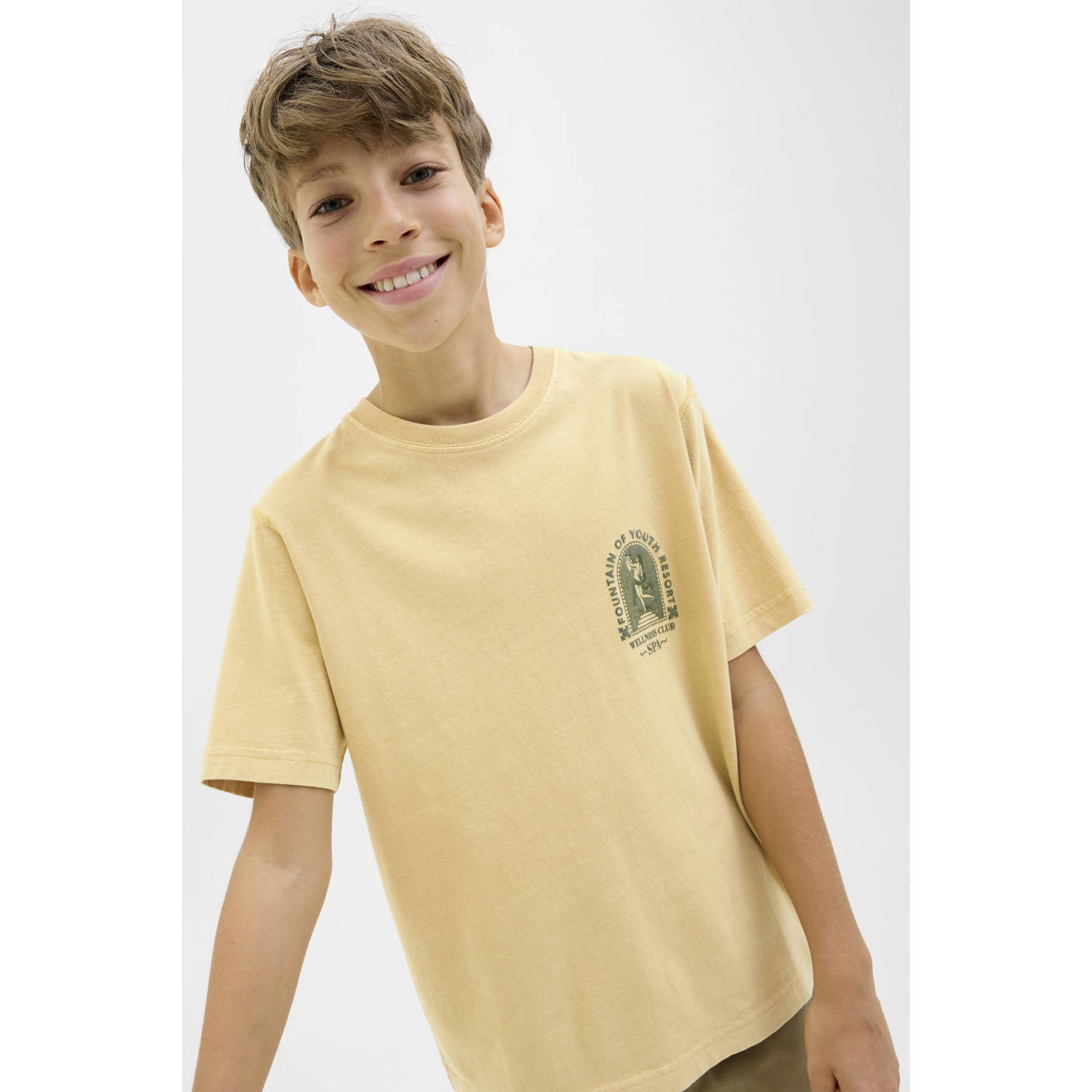 JACK & JONES JUNIOR T-shirt lichtbruin