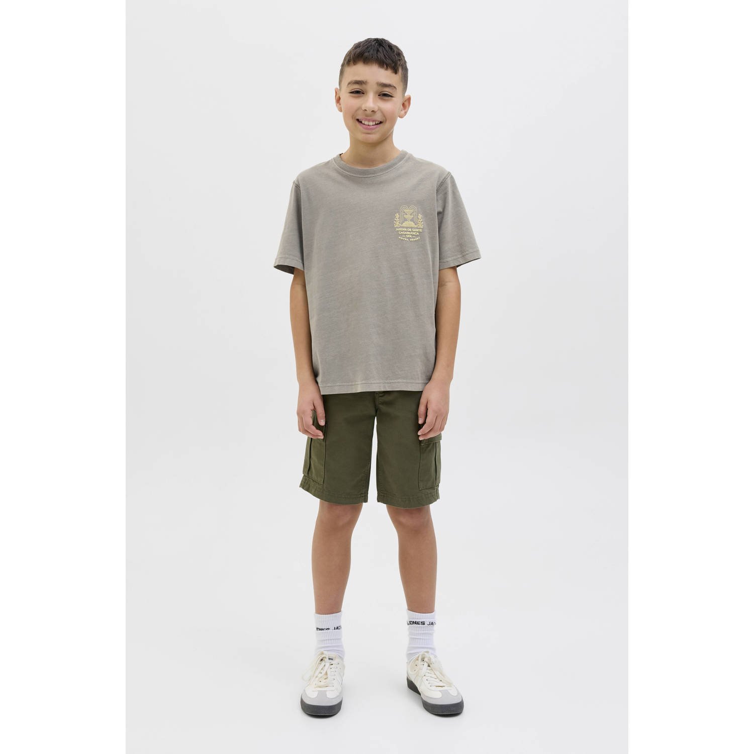 JACK & JONES JUNIOR T-shirt grijs
