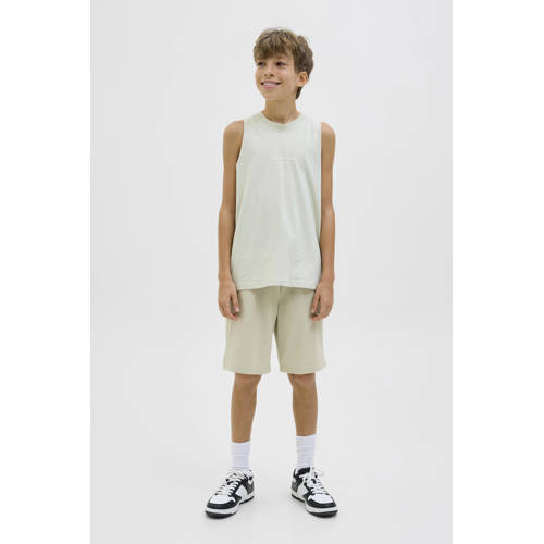 JACK & JONES JUNIOR sweatshort zachtgroen afbeelding