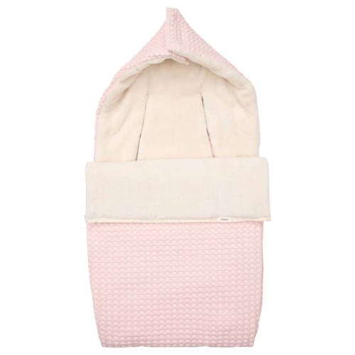 Koeka gevoerde autostoel voetenzak Oslo teddy/wafel cotton candy afbeelding