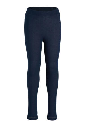 denim look legging  donkerblauw