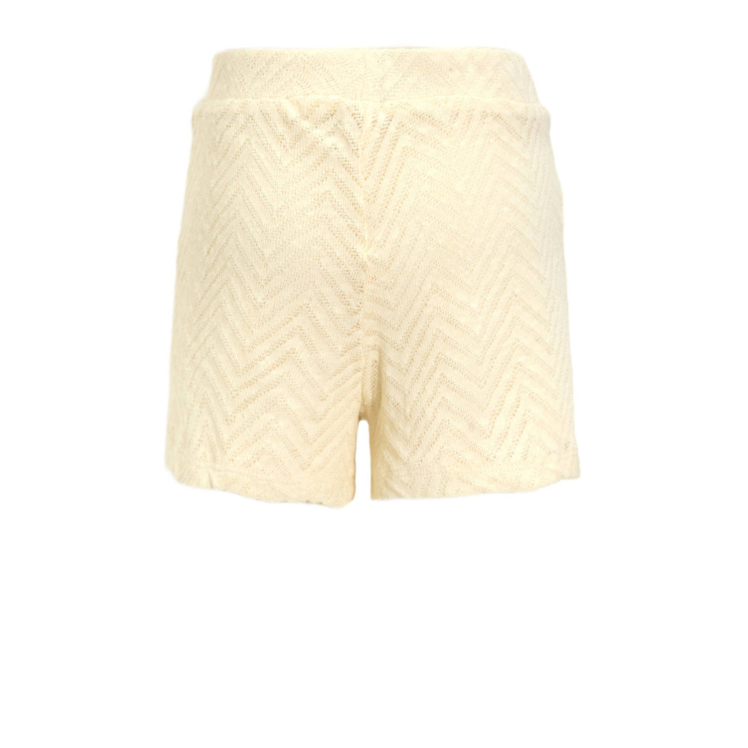 anytime crochet korte broek off-white