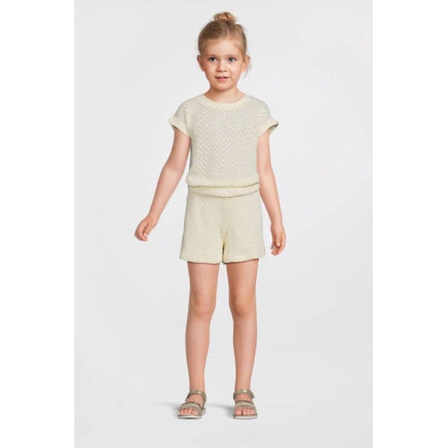 anytime crochet korte broek off-white afbeelding