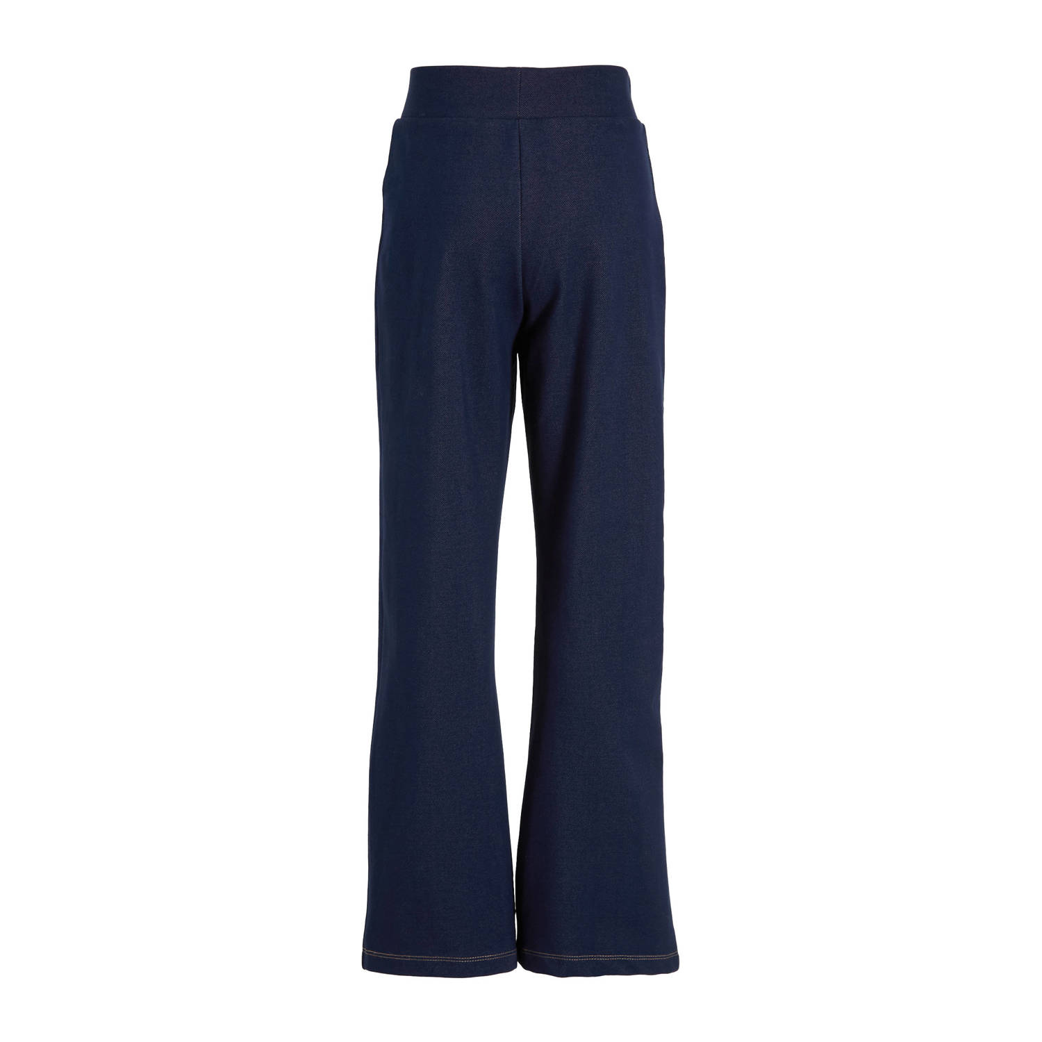 anytime denim look wide leg donkerblauw