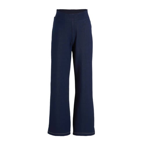 anytime denim look wide leg donkerblauw afbeelding