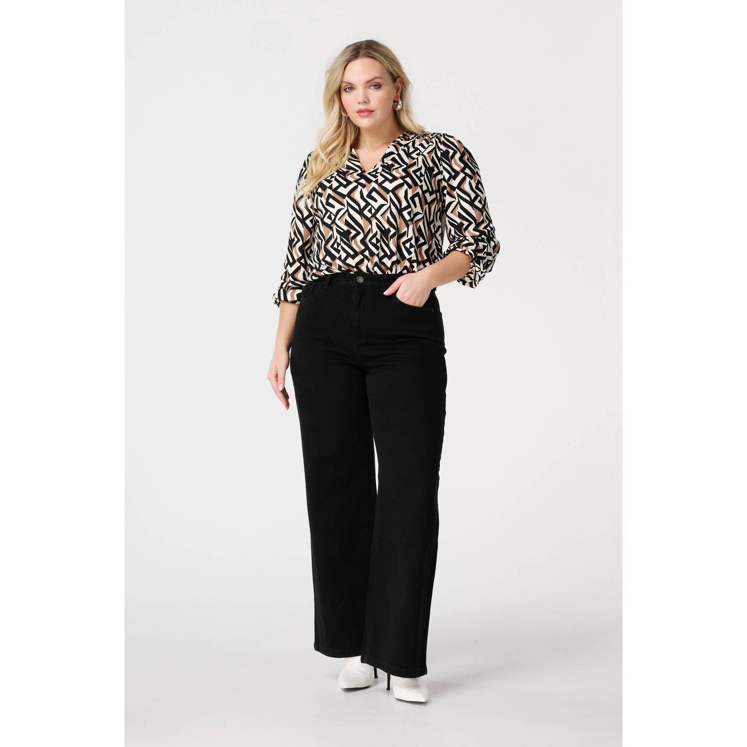 MS Mode blousetop camel