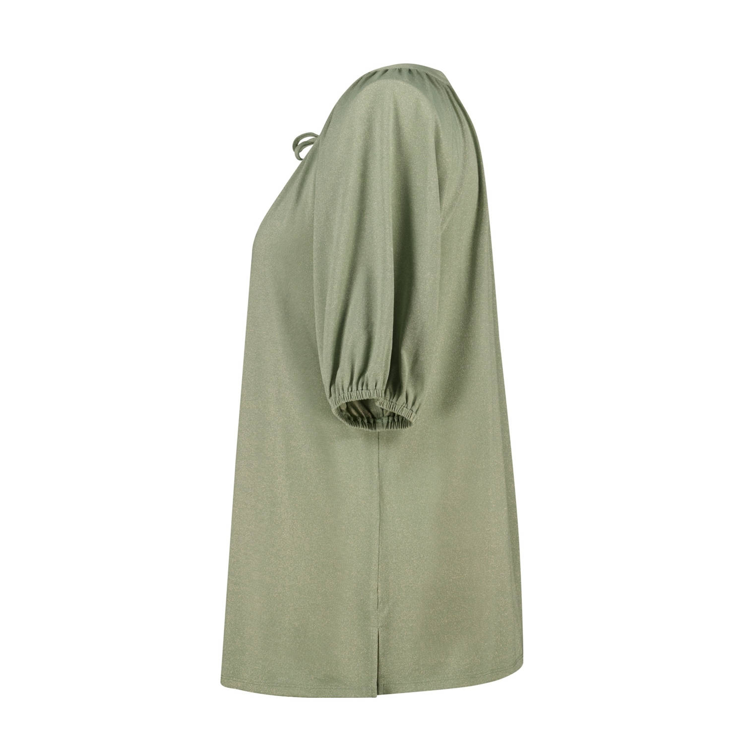MS Mode top groen met lurex