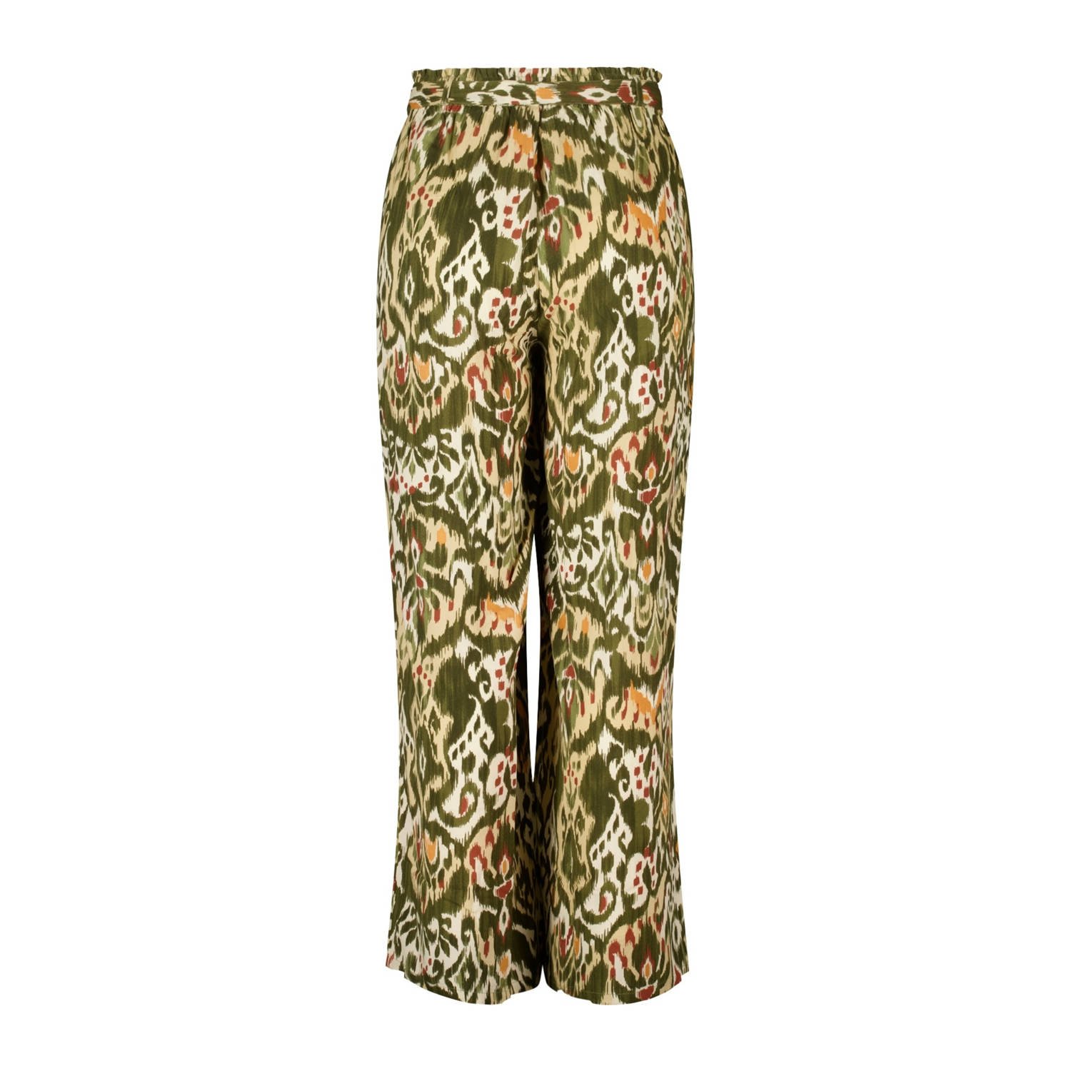 MS Mode regular waist broek groen