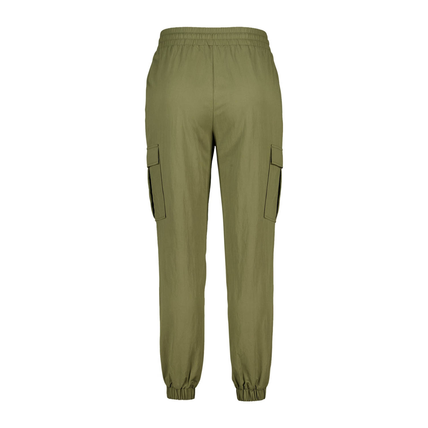 MS Mode relaxed regular waist cargo broek kaki