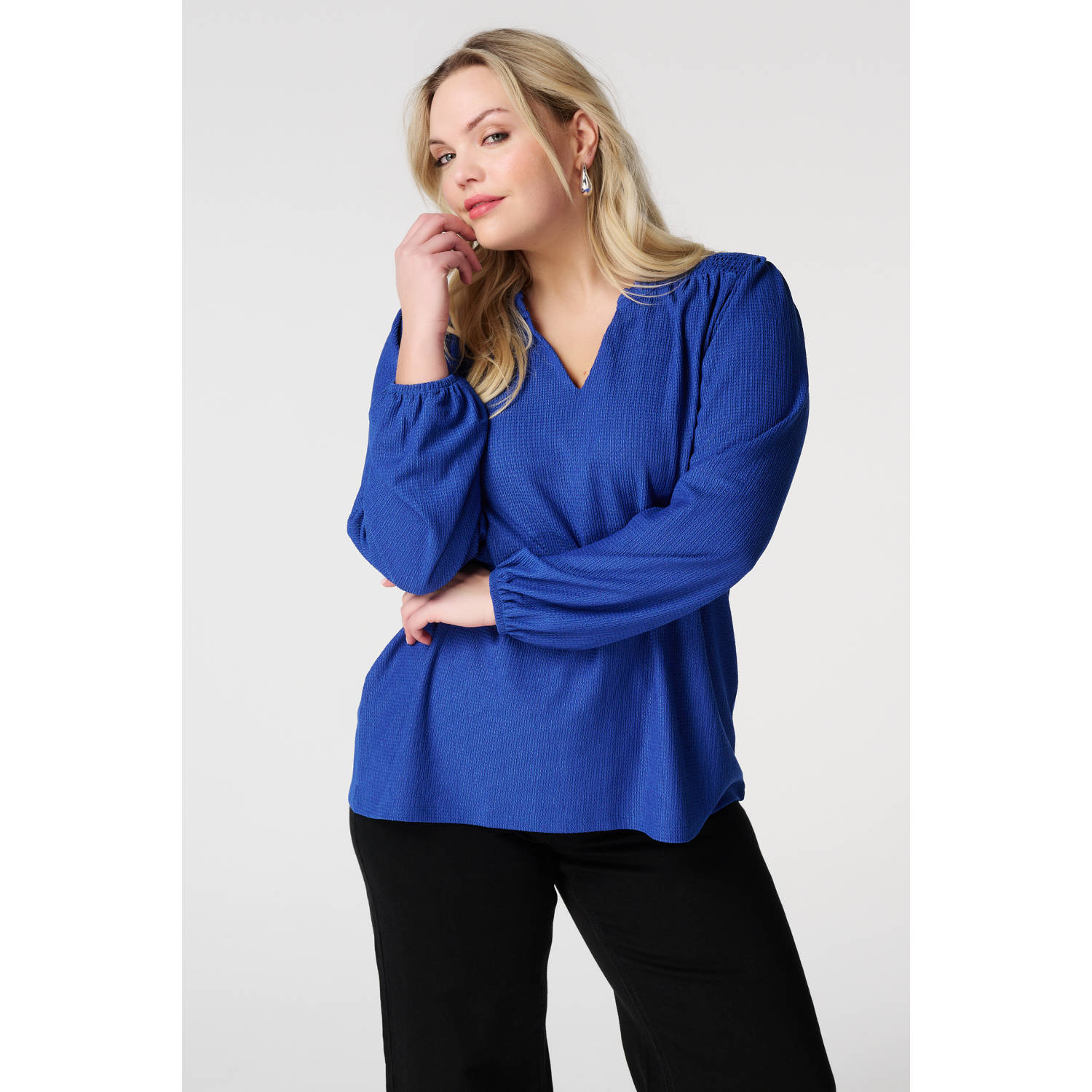 MS Mode top blauw