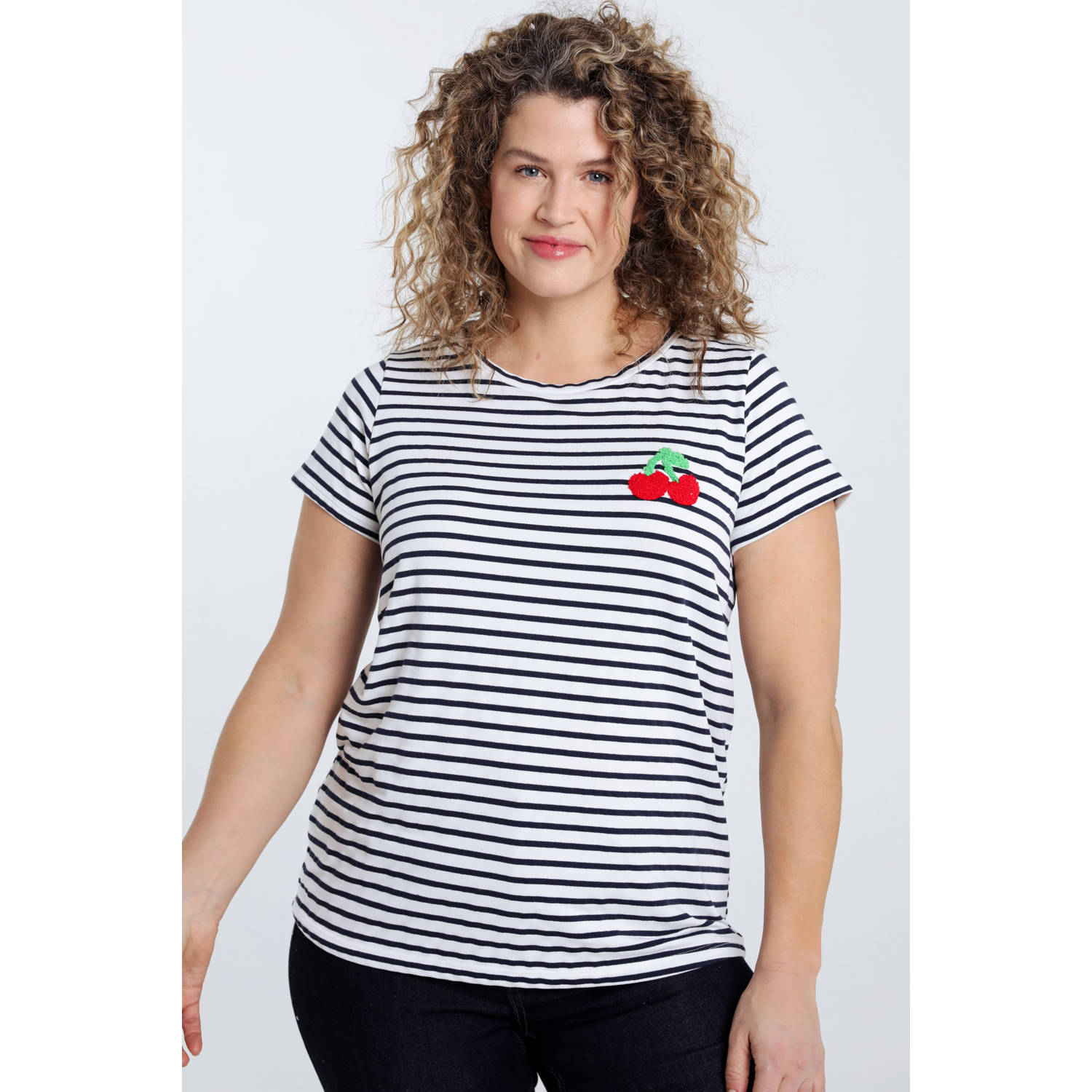 Paprika T-shirt donkerblauw