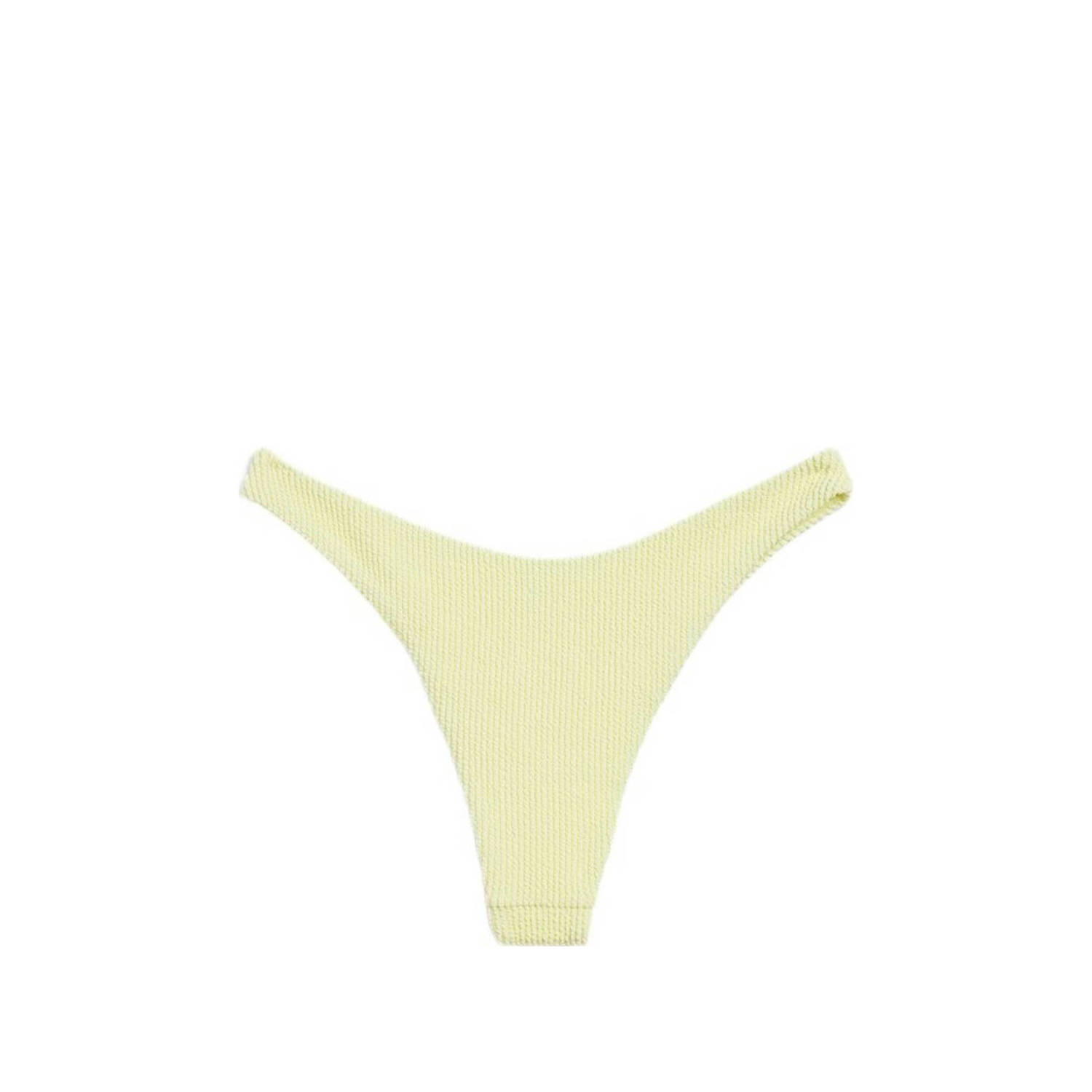 America Today brazilian bikinibroekje Angel met textuur geel