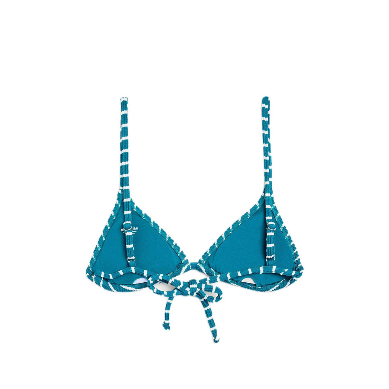 America Today voorgevormde triangel bikinitop Amber groen