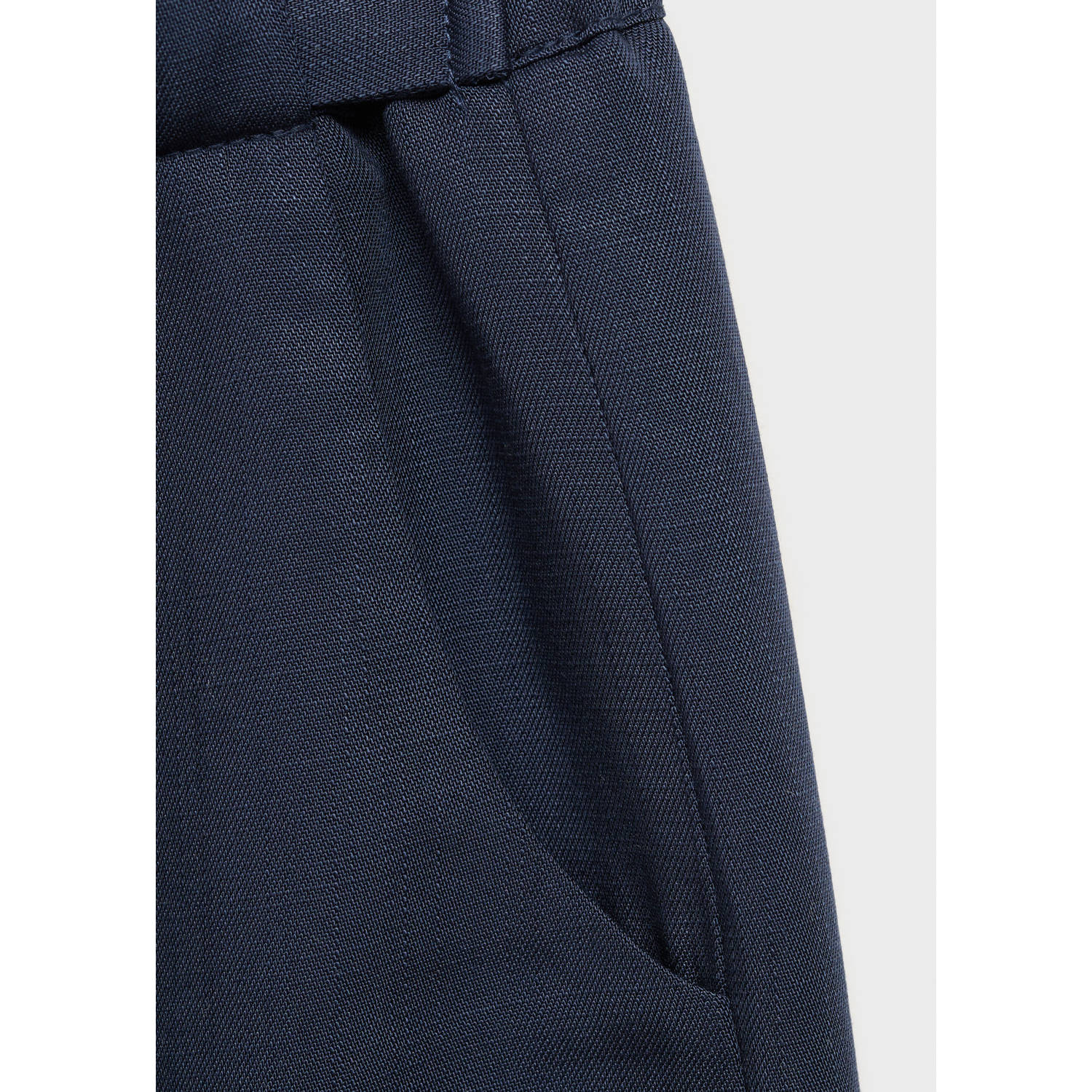 Mango Kids casual broek donkerblauw