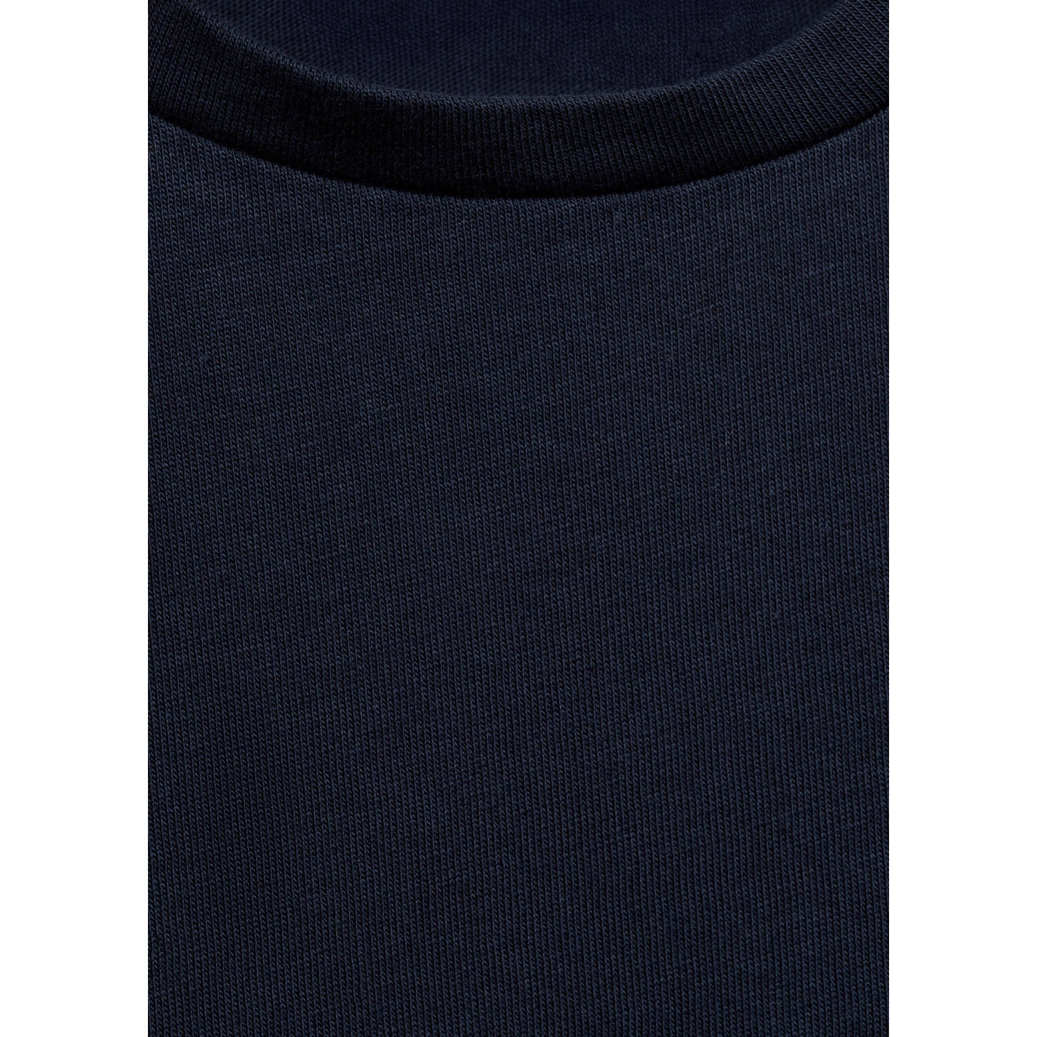 Mango Kids korte jurk donkerblauw